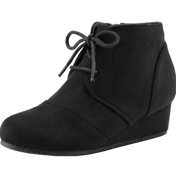 Dream Pairs Low Wedgw Heels Booties Size 6 - Picture 1 of 5